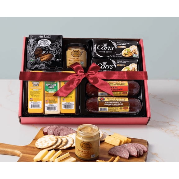Big Deluxe Wisconsin Cheese & Sausage Valentine's Day Gift Box