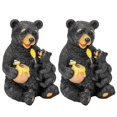 thumbnail image 1 of Garden Statue Love Bear Figurine Light, Outdoor Yard Decoration, 1 of 4