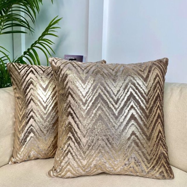 2 piezas Fundas de cojín, funda de almohada, protector de almohada de estilo moderno, decoración para el hogar, sala de estar, dormitorio para sofá, silla de oficina, tamaño 45 x 45 cm, café