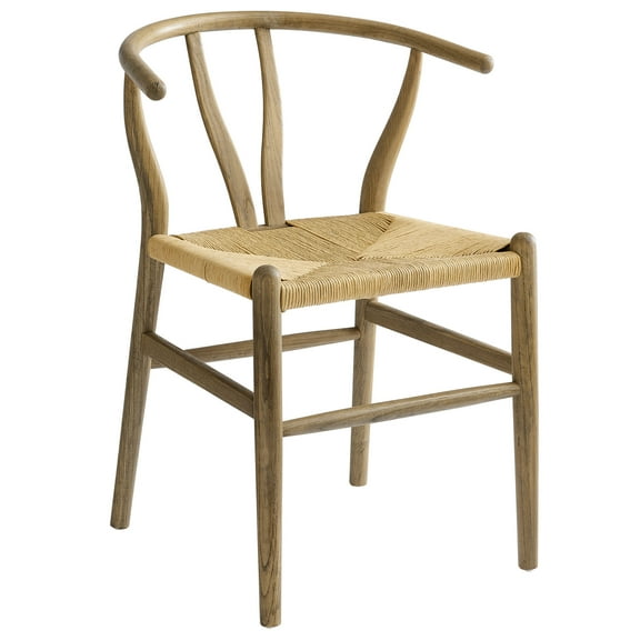 Side Dining Chair, Gray, Wood, Bar Pub Cafe Bistro Dining Kitchen Hospitality Restaurant, Modern Contemporary, HB37811