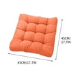 thumbnail image 3 of NSESSHome Thicken Tufted Cushion, Solid Square Seat Cushion Corduroy Chair Pad Pillow Seat Soft Tatami Floor Cushion for Yoga Meditation Living Room Balcony Office Outdoor, 17.7x17.7 Inch, 3 of 6