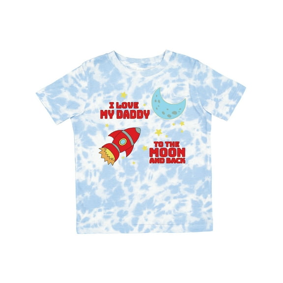 Inktastic I Love My Daddy to the Moon and Back Boys or Girls Toddler T-Shirt