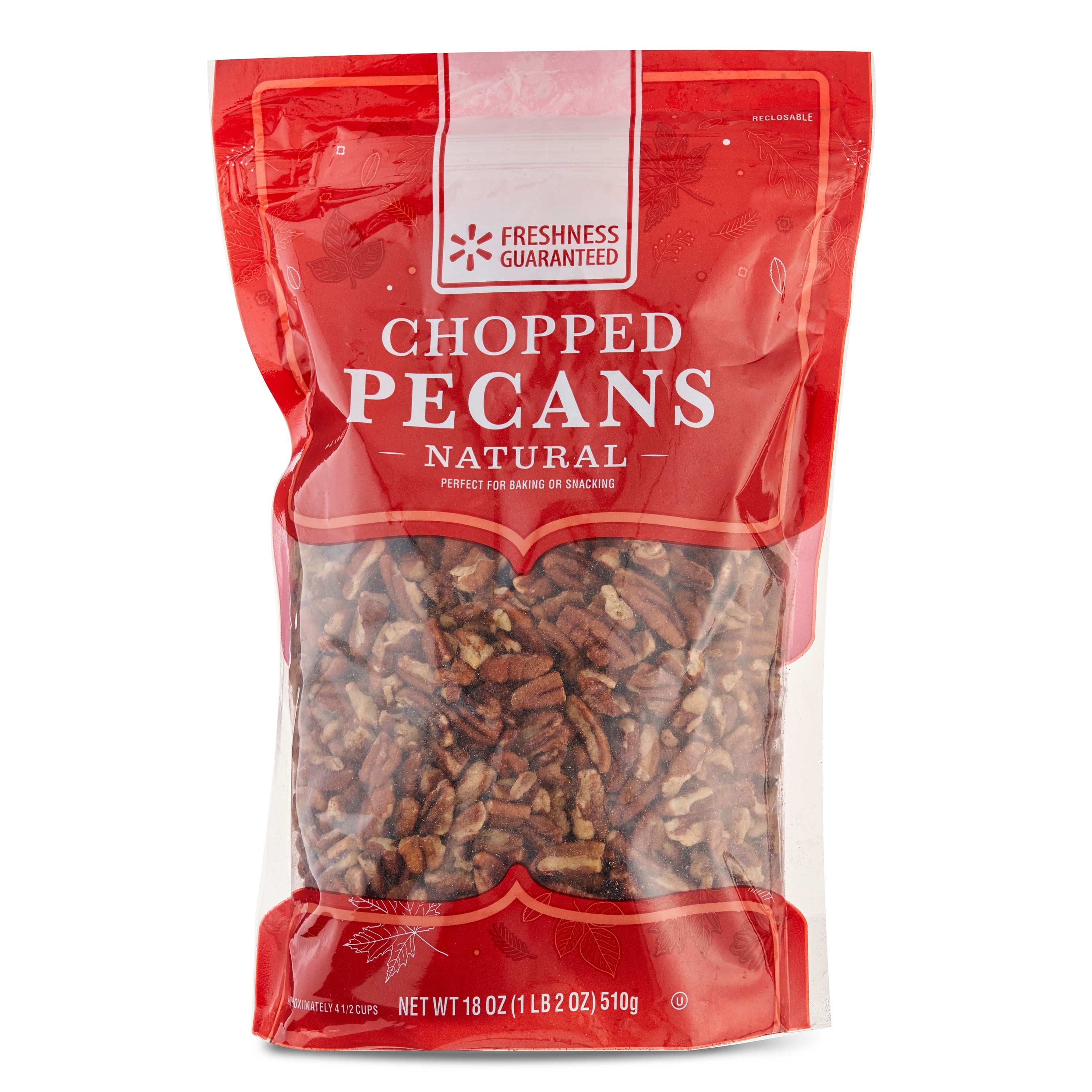 Freshness Guaranteed Natural Chopped Pecans, 18 oz Walmart Inventory