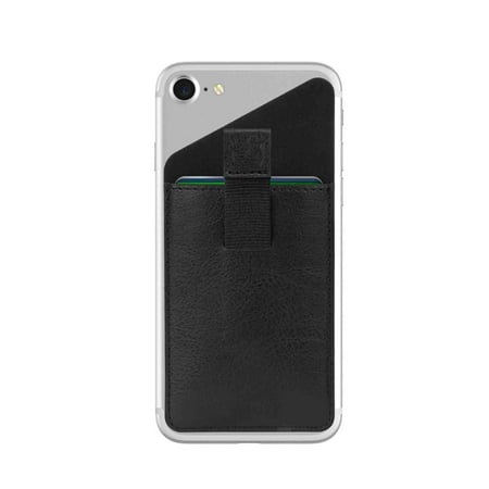 Blackweb Universal Phone Accessory Card Wallet, Stick on the Back of Your Phone to Securely Hold up to 3 Cards