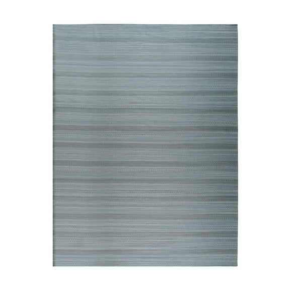EORC VW31GY4X6 Hand-Knotted Wool Ingrain?design Rug, 4' x 6', Grey Area Rug