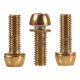 thumbnail image 5 of Ciclismo 6 uds tornillo de vástago de bicicleta MTB de acero inoxidable perno elevador de vástago de carretera (M6 dorado) Likrtyny Para estrenar, 5 of 5
