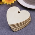 thumbnail image 6 of SENSETH 50pcs Wood Heart Cutouts for DIY Crafts and Decor, 6 of 7