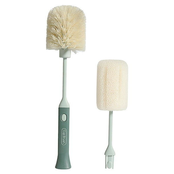 Agiferg La petite brosse de nettoyage d'éponge de cuisine de ménage peut  remplacer la brosse à long manche brosse de nettoyage de tasse de lavage 