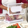 thumbnail image 5 of iDesign ID FRESH BPA-Free Recycled Plastic Produce Storage Bin, Large, 5 of 6