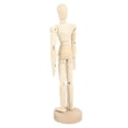 thumbnail image 2 of Wooden Mannequin, 14 Rotatable Joint Body Proportion Design Drawing Mannequin  For Sketching For Painting, 2 of 8