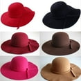 thumbnail image 3 of Chapeau de Plage en Laine à Large Bord Souple pour Femmes Mode, 3 of 5