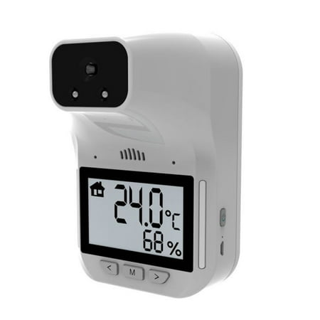 

Sofullue Wall-Mounted Infrared Thermometer Non-Contact LED Digital Temperature Measurement for Office Factory Shop School