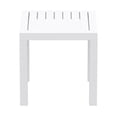 thumbnail image 2 of Ocean Square Resin Side Table White, 2 of 9