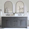 thumbnail image 2 of MAYEERTY 36"x24" Arched Wall Mirror Bathroom Vanity Mirror Set of 2,Black, 2 of 5