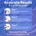 thumbnail image 2 of Tiras de prueba de pH Med Lab Diagnostics 200 Litmus Paper pH 0-14, 2 of 7