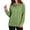 Green, variant on Womens Cowl Neck Hoodies Drawstring with Pockets Stitched Panel Waist Loose Long Sleeve Sweatshirt Fall Casual Pullover (Gray,S)
