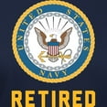 thumbnail image 3 of CafePress - US Navy Retired Women's Dark T Shirt - Women's Traditional Fit Dark T-Shirt, 3 of 4