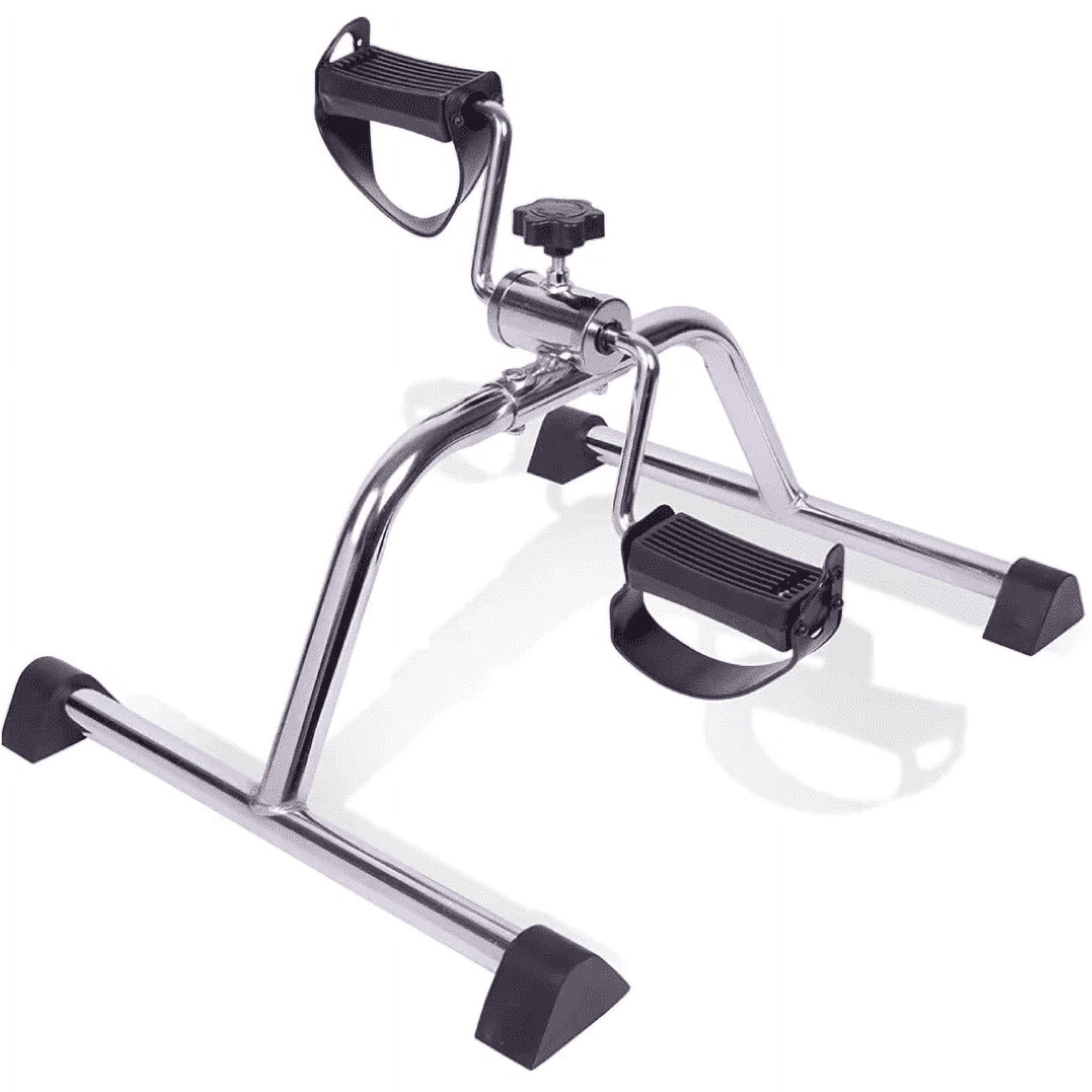 Carex Foldable Under Desk Pedal Exerciser, Compact Exercise Equipment for Arms and Legs, for Seniors