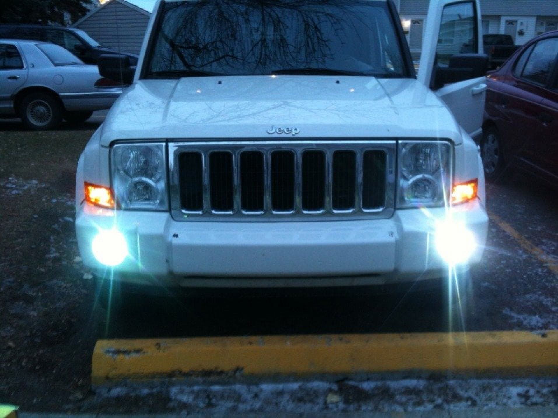2006-2010 Jeep Commander Halo Angel Eye Bumper Fog Lamps Lights Kit