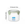 thumbnail image 3 of 3PCS Food Storage Container Set Clear Pantry Storage Container Cereal Container, 3 of 10