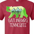 thumbnail image 4 of Inktastic Gatlinburg, Tennessee- Mountains and Bear Shape T-Shirt, 4 of 5