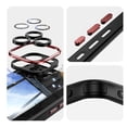 thumbnail image 5 of Strong Magnetic for iPhone 16 Pro Phone Case, [Compatible with Magsafe][Anti Yellowing] [Camera Lens Protector]Slim Thin Shockproof Protective Cover Case for iPhone 16 Pro, Blackred, 5 of 6