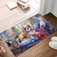 thumbnail image 2 of Watercolor Hello Winter Cavalier King Charles Spaniel Chill Christmas Welcome Doormat Dog Lover Gifts Indoor Outdoor Welcome Mat - 00016, 2 of 5