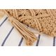 thumbnail image 4 of Xiao Hua Bolso de hombro tejido para mujer, bolso de mano y neceser, elegante bolso de playa de verano, 26 x 1 cm x 21 cm (negro)., 4 of 5