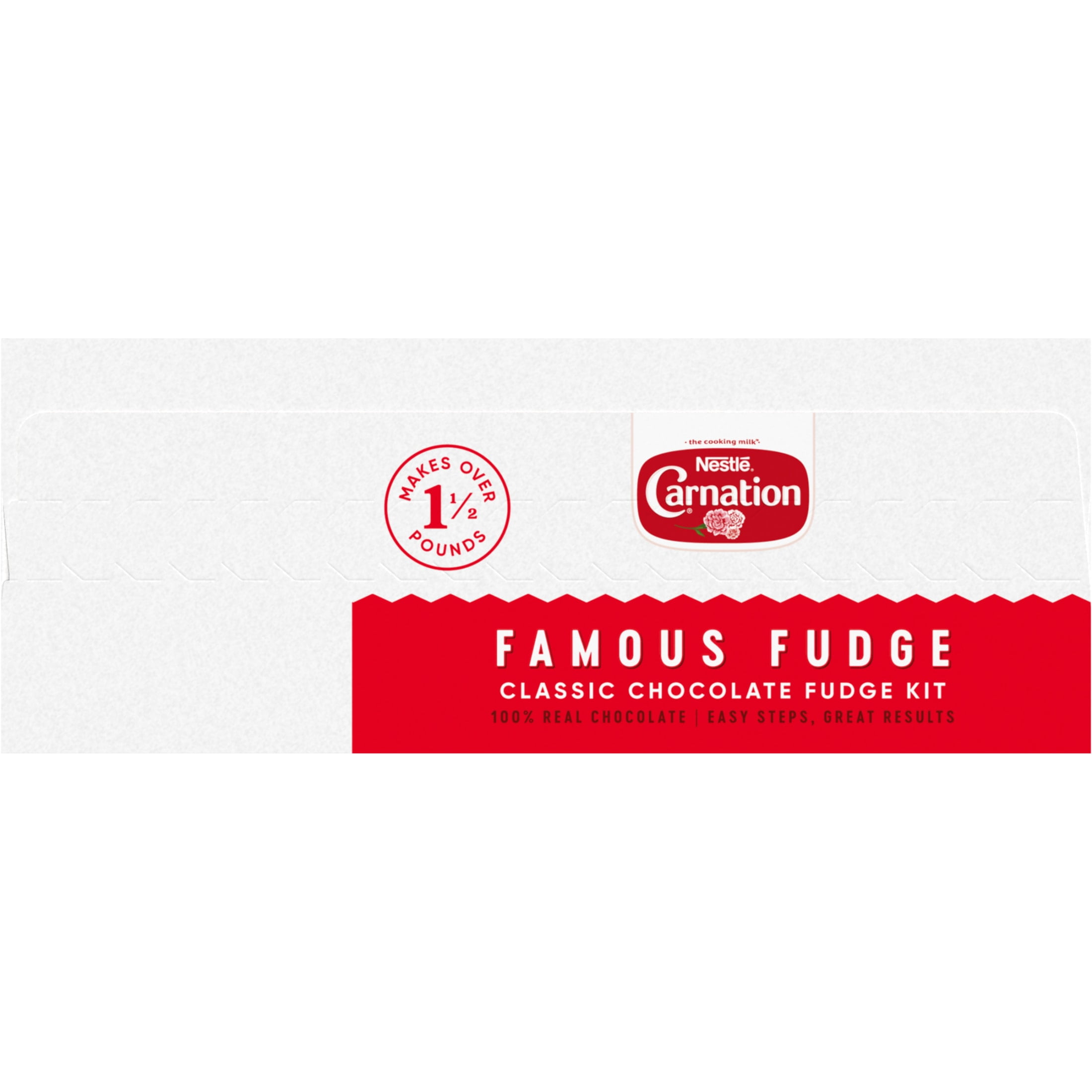 CARNATION Famous Fudge Kit Without Marshmellows Baking Mix Powders, 27.75 oz Box