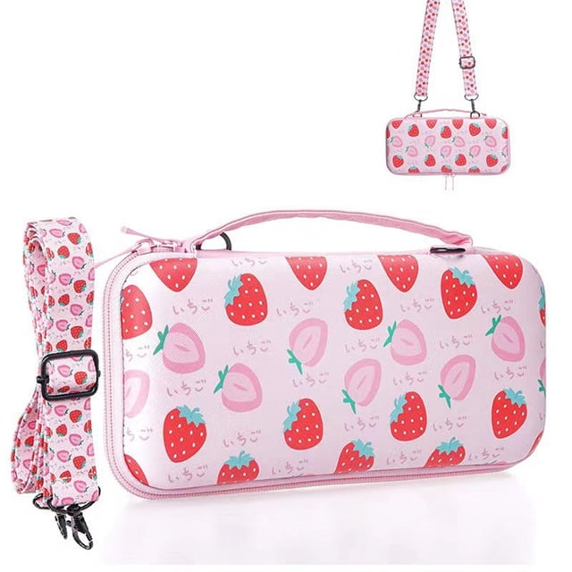 Étui de Rangement de Voyage Portable Compatible avec Nintendo Switch Lite et Sac Bandoulière OLED pour Accessoires de Console de Jeu