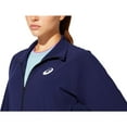 thumbnail image 3 of ASICS Womens Match Woven Jacket, Blue, Small, 3 of 5