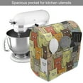 thumbnail image 2 of Cats Stand Mixer Cover, Funny Colorful Graphic Kittens Cartoon Style Boys Girls Playroom, Kitchen Appliance Organizer Bag Cover with Pockets, 5 Quarts, Multicolor, by Ambesonne, 2 of 4