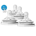 thumbnail image 2 of Tetina de flujo medio Philips Avent Natural 3M+ paquete de 4 flujo 3 SCF653/43, 2 of 3