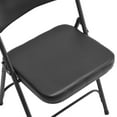 thumbnail image 4 of Ktaxon Folding Chairs Foldable Event Chairs with Super Soft Cushion, Ultra Thick Padded Chairs for Home, Office and Party Set of 2 Black, 4 of 10