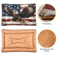 thumbnail image 3 of Qxltty American Patriotic Faith Ped Pad Wear-resistant and Hard to Bite Through Sleeping Pad for Small Medium Large Dogs Winter Pet Bed 24×18in, 3 of 6