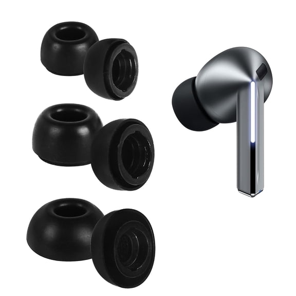 umvowuxa Silicone Ear Tips for Samsung Galaxy Buds3 Pro(2024),with Built-in Dust Mesh & Secure Buckle,Replacement Earplugs for Galaxy Buds3 Pro(S/M/L)