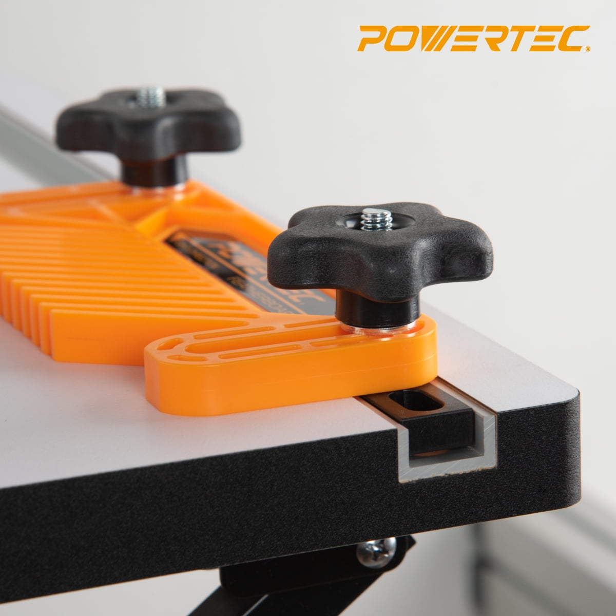 POWERTEC Stackable Featherboard Set – For Table Saw, Router Table & Band Saw, T-Track & Miter Slot Mount (2 Pack) - View #2