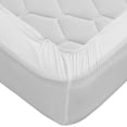 thumbnail image 6 of Abstract Vinyl Mattress Protector Corner Fitted Style Cover -Best to Protect Your Bed from Spills, Accidents and Damage - 100% Waterproof Plastic - in Twin and Cot Size - White (33" X 75"), 6 of 7