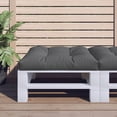 thumbnail image 1 of vidaXL Pallet Cushion Grey 80x80x12 cm Fabric, 1 of 5