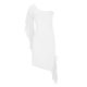 thumbnail image 4 of Vestido delgado de gasa sólida de un hombro sin mangas casual de moda para mujer Pompotops  ghjkhdj5200, 4 of 8