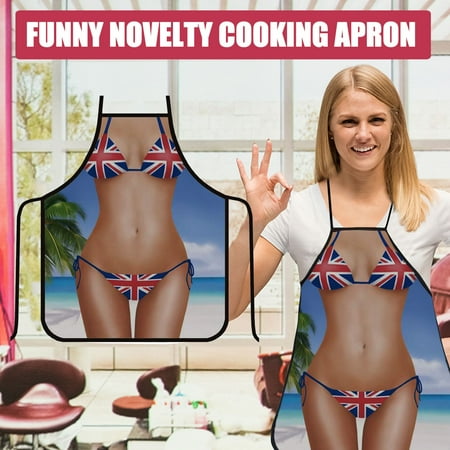 

TANGNADE Funny Novelty Kitchen Cooking Party Apron For Men Women Gift
