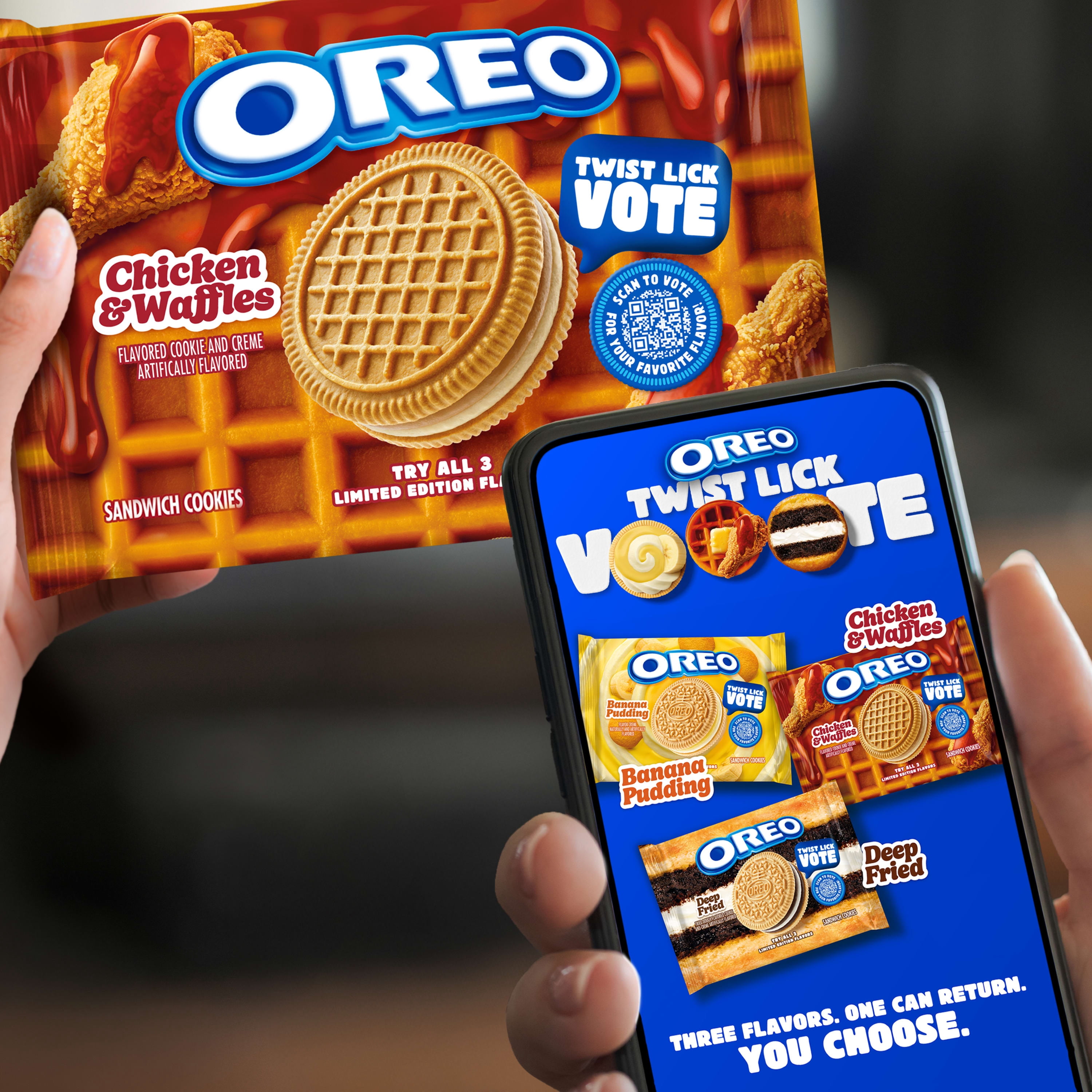 OREO Chicken and Waffles Sandwich Cookies, Limited Edition, 10.68 oz
