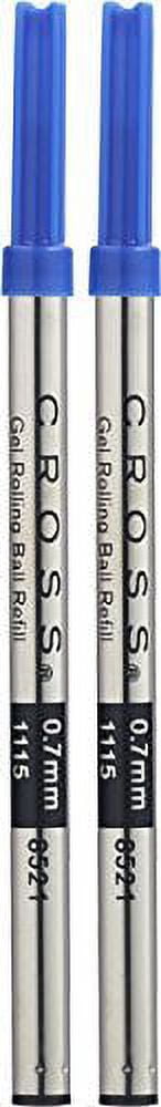 Cross Selectip Gel Rollingball Pen Refill, Blue, 2 Per Pack, 24 Packs (8521)