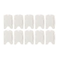 thumbnail image 1 of KLKCMS 10 Pieces Double Sided ID Card Holder Heavy Duty for Access Cards Staff Work White, 1 of 9