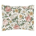 thumbnail image 2 of Sweet Jojo Designs Vintage Floral Pink Green and Yellow Toddler Bed Comforter 5 Piece Bedding Set, 2 of 5