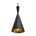 thumbnail image 1 of CAROL 2- Pendentif de style moderne noir et or, 1 of 2