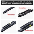 thumbnail image 4 of 2 wiper Factory Replacement for MINI Cooper 2013-2015 R55 R56 R57 Original Equipment Windshield Wiper Blades 19"+18" (Set of 2) Not J Hook Adapter, 4 of 4