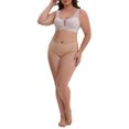 thumbnail image 2 of INSPIRE CHIC Women's Mesh Wireless Push Up Minimizers Wide Straps V-Neck Lightweight Breathable Seamless Soft Bras XXL Purple, 2 of 4