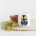 thumbnail image 2 of Best Dad by Par, Retro Swinging Golfer, Golfing Father's Day, White 11oz Ceramic Mug, 2 of 5