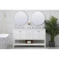 thumbnail image 6 of 60 inch Single Bathroom Vanity in White, 6 of 8